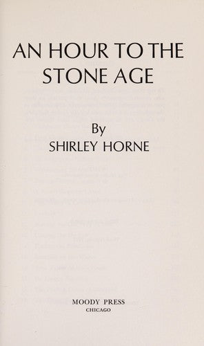 An hour to the stone age