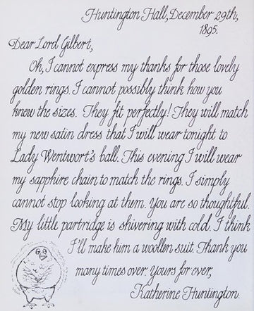 Letters Of Thanks