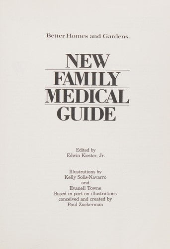 Better Homes And Gardens New Family Medical Guide (Better Homes & Gardens)