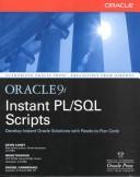 Oracle9i Instant Pl/Sql Scripts ( with CD )