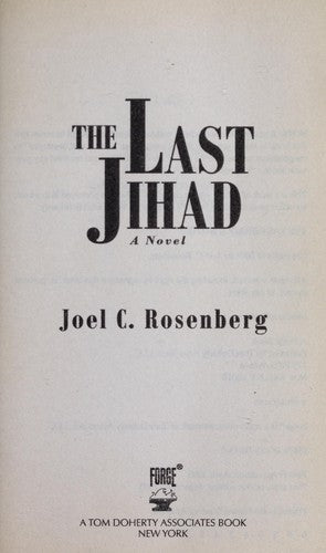 The Last Jihad: A Novel