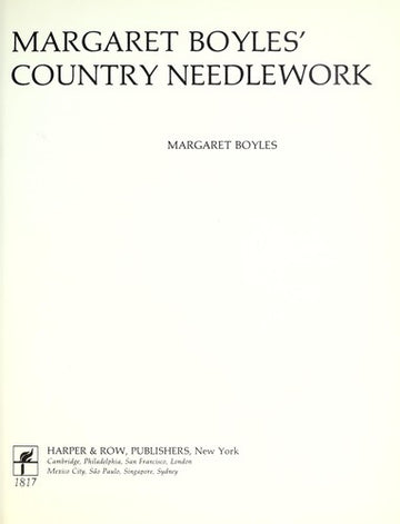 Margaret Boyles' Country Needlework
