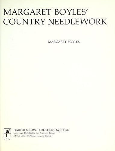 Margaret Boyles' Country Needlework