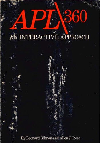 Apl/360: An Interactive Approach