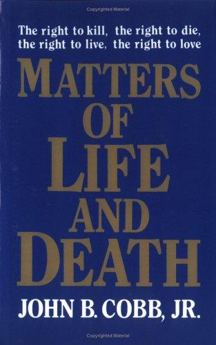 Matters Of Life And Death