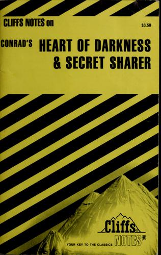 Conrad's Heart Of Darkness And Secret Sharer (Cliffs Notes)