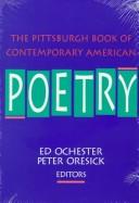 The Pittsburgh Book Of Contemporary American Poetry (Pitt Poetry Series)