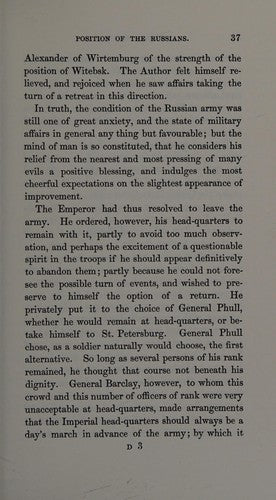 The Campaign Of 1812 In Russia (Napoleonic Library)