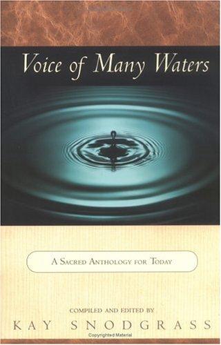 Voice Of Many Waters: a sacred anthology for today