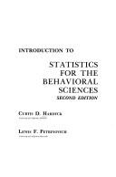 Introduction To Statistics For The Behavioral Sciences