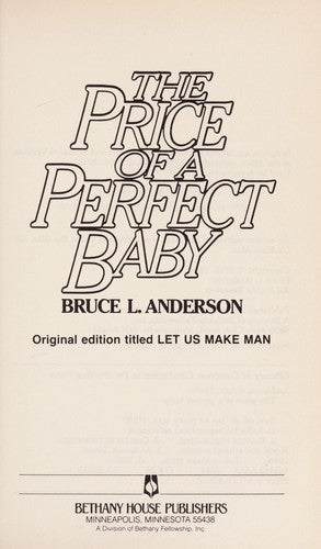 The Price Of A Perfect Baby