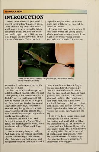 Green Anoles: Selection, Care And Breeding