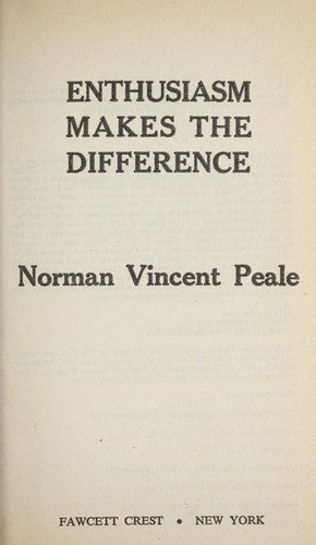 Enthusiasm Makes The Difference