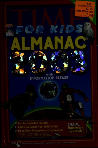 Time For Kids Almanac 2003 With Information Please
