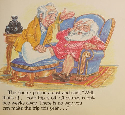 Santa And The Christ Child