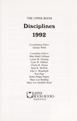 The Upperroom Disciplines (1992)