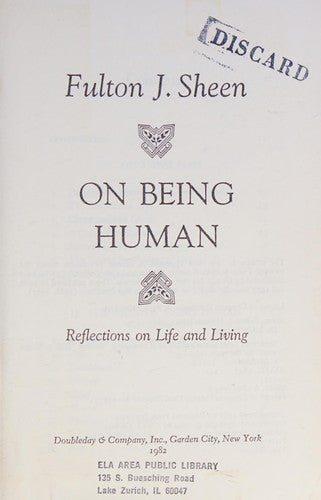 On Being Human: Reflections On Life And Living: reflections on life and living