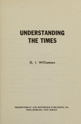 Understanding The Times