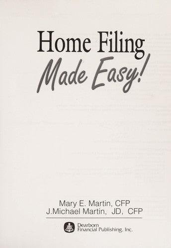 Home Filing Made Easy!