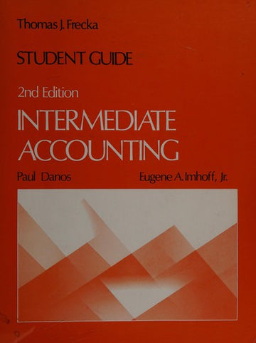 Intermediate Accounting Student Guide