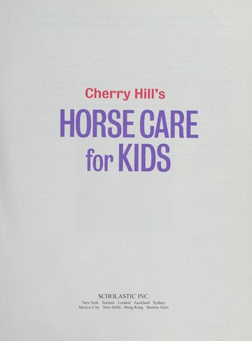 Horse Care For Kids