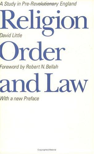 Religion, Order, And Law