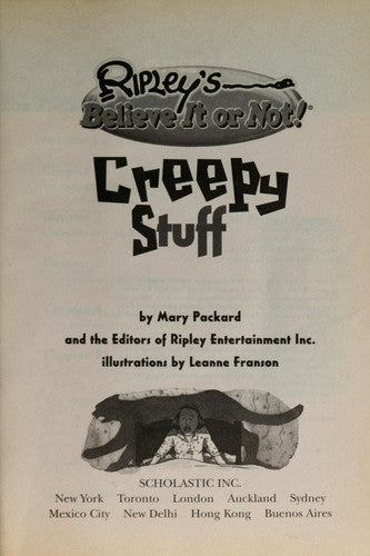 Creepy Stuff (Ripley's Believe It Or Not)