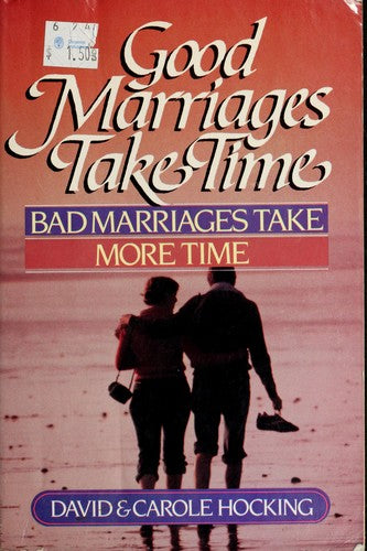 Good Marriages Take Time: Bad Marriages Take More Time