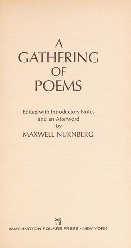 A Gatherng Of Poem