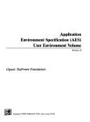 Application Environment Specification (Aes): user environment volume, revision B