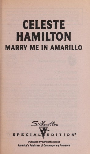 Marry Me In Amarillo
