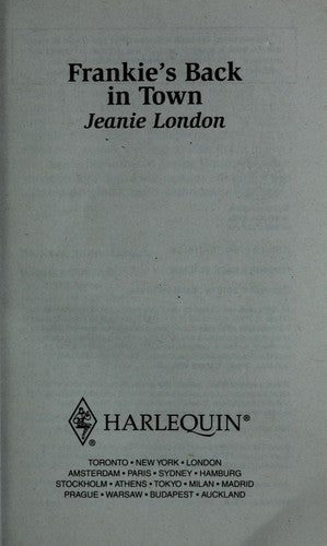 Frankie's Back In Town (Harlequin Superromance)