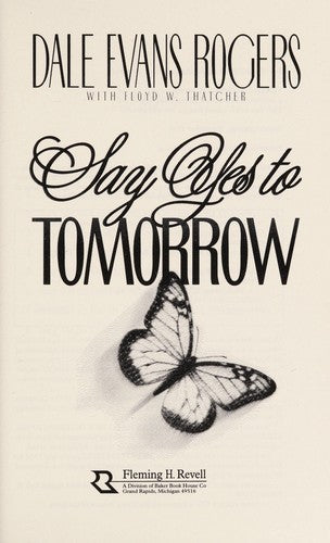 Say Yes To Tomorrow (without dust jacket)