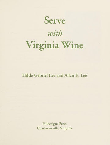 Serve With Virginia Wine