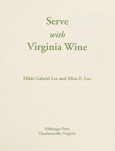 Serve With Virginia Wine