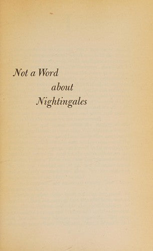 Not A Word About Nightingales