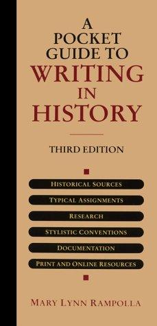 A Pocket Guide To Writing In History