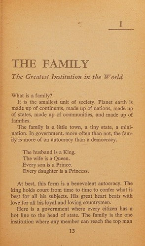 Power Ideas For A Happy Family