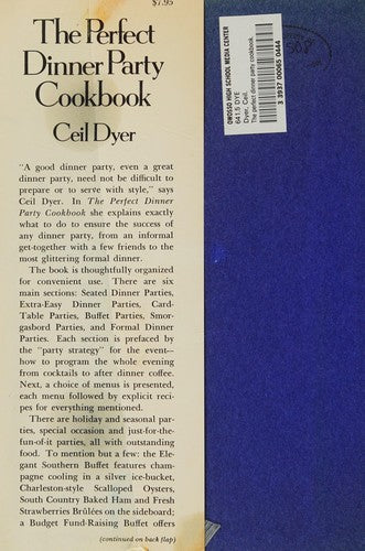 The Perfect Dinner Party Cookbook