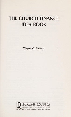 The Church Finance Idea Book