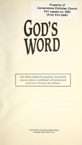 Gods Word: The New Testament