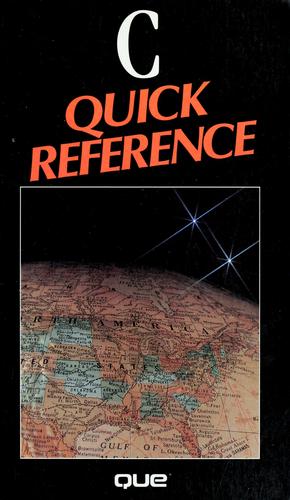 C. Quick Reference