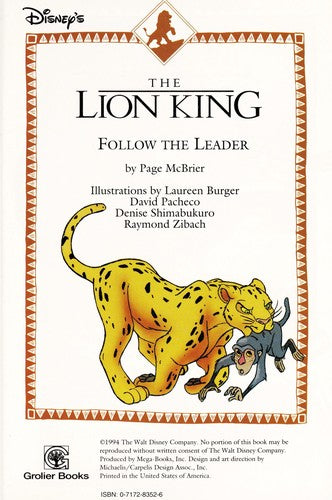 Follow The Leader (Disney's The Lion King)
