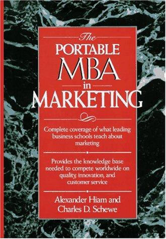 The Portable Mba In Marketing (Portable Mba Series)