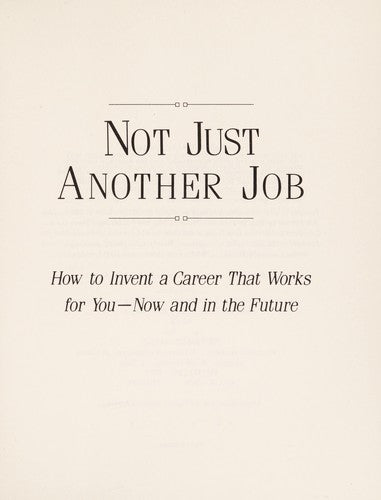 Not Just Another Job