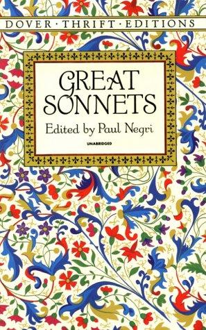 Great Sonnets (Dover Thrift Editions)