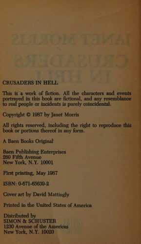 Crusaders In Hell (Heroes In Hell Series)