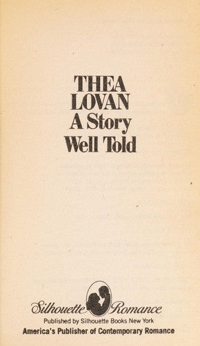 A Story Well Told