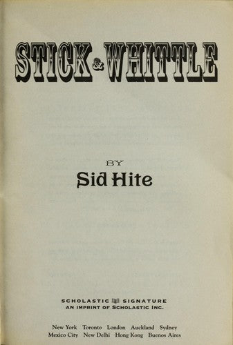 Stick And Whittle