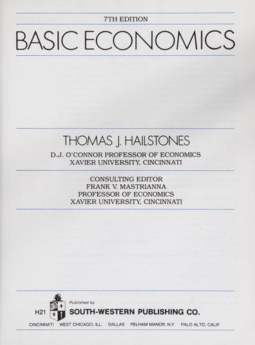 Basic Economics